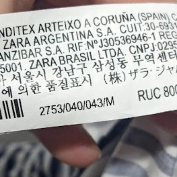 Zara | Paperbag Tie-Waist Pants in Blue Stripe - Picture 10 of 11